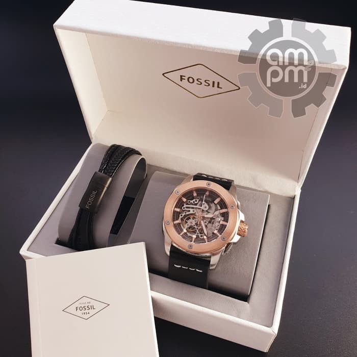 Suplier Jam & Gelang Fossil Modern Machine Automatic ME3082 Original