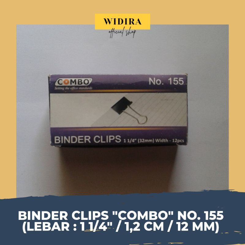 

[ATK] Binder Clips COMBO No. 155 (32 mm)
