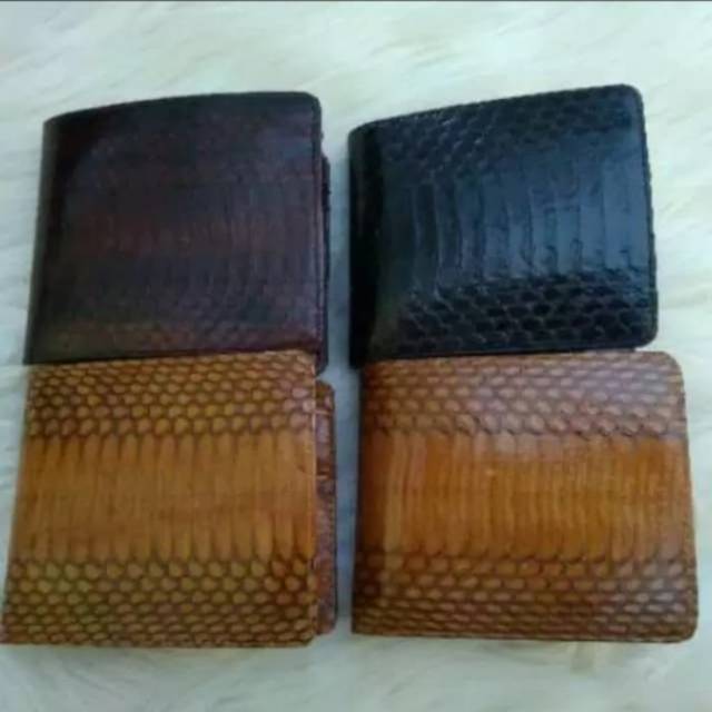 DOMPET KULIT ULAR PRIA - ASLI KULIT ULAR ORIGINAL