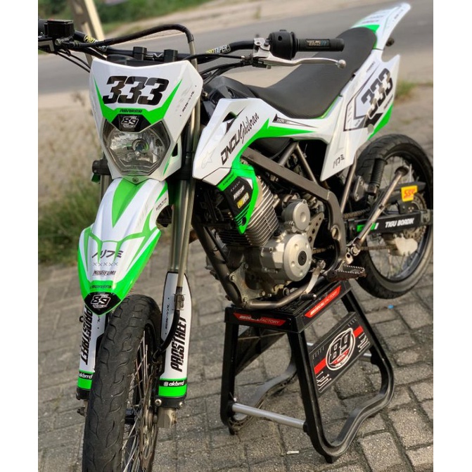DECAL STICKER KLX BF - D-TRACKER - KLX OLD DESIGN CUSTOM #cildracing