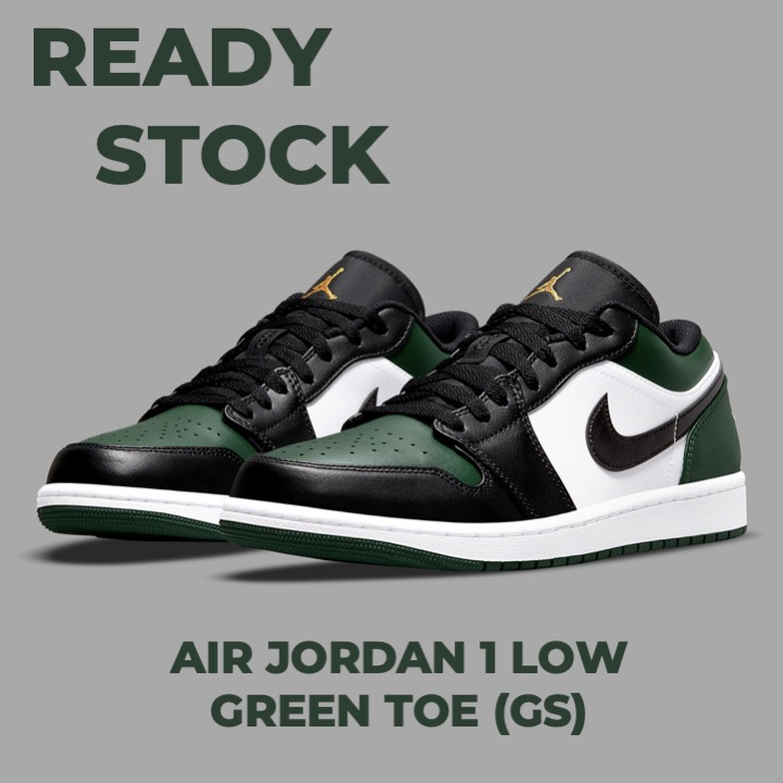 Nike Air Jordan 1 Low Green Toe (GS)