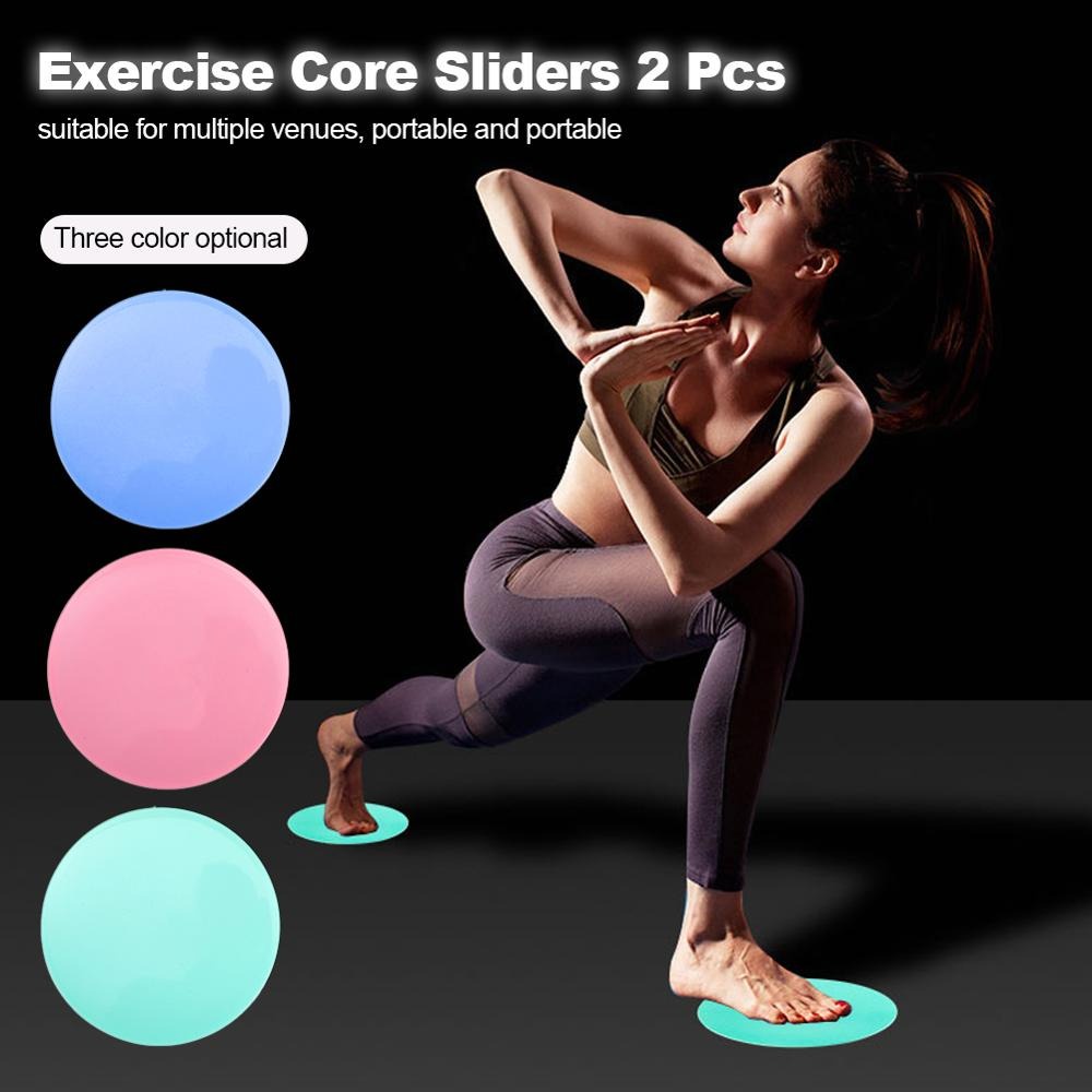 Alat Fitness Perlengkapan Gym Slider Fitnes Discs Disk