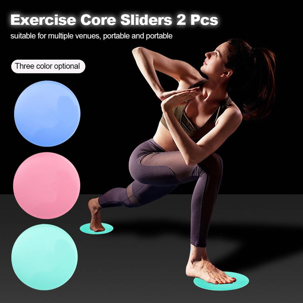 Alat Fitness Perlengkapan Gym Slider Fitnes Discs Disk