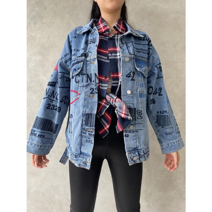 WANITA-JEANS-JAKET- AMR ORIGINAL - JAKET JEANS TOXIC VOL 09 - JJ BARCODE -JAKET-JEANS-WANITA.