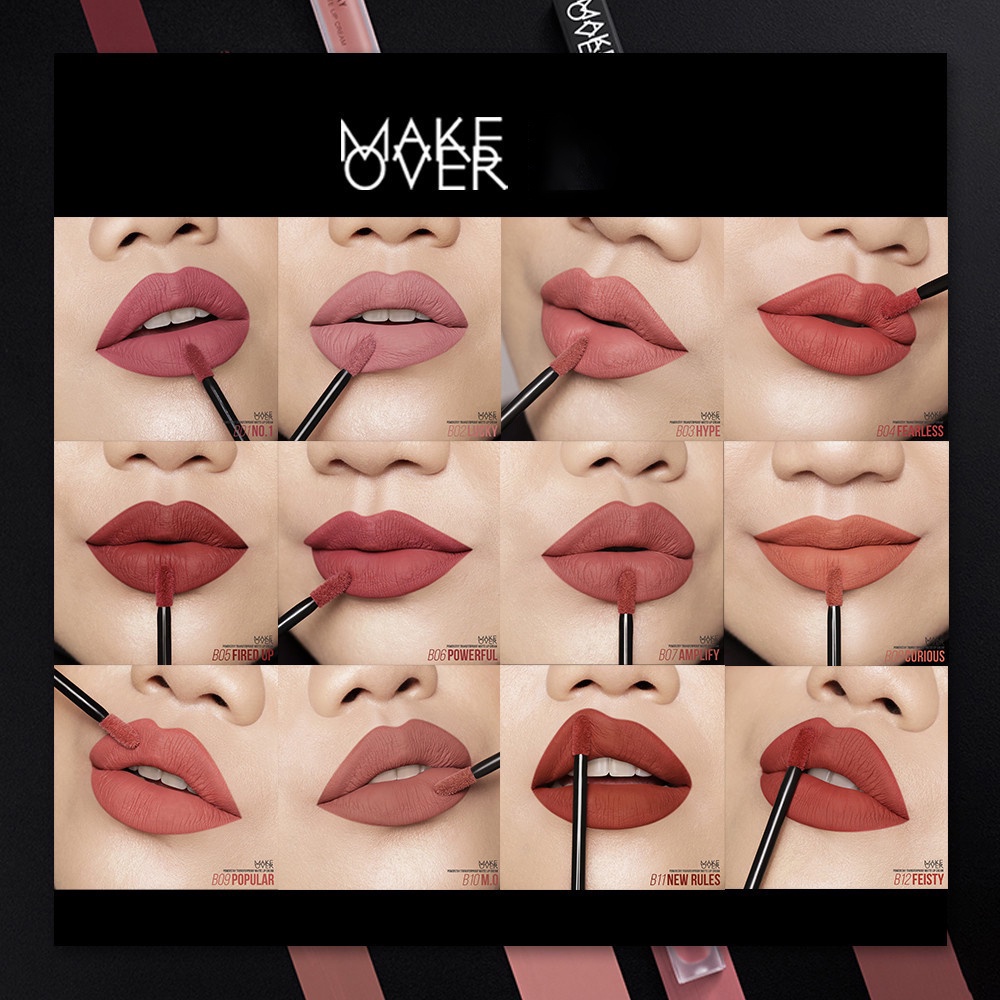 MAKE OVER Powerstay Transferproof Matte Lip Cream