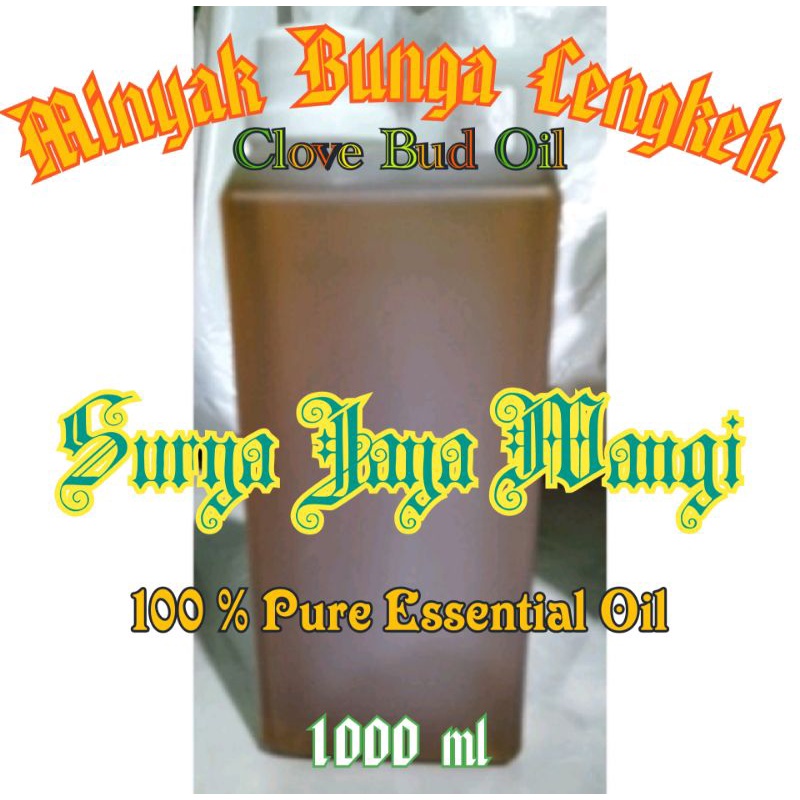 MINYAK BUNGA CENGKEH/CLOVE BUD OIL 100% PURE ESSENTIAL OIL COA 2022