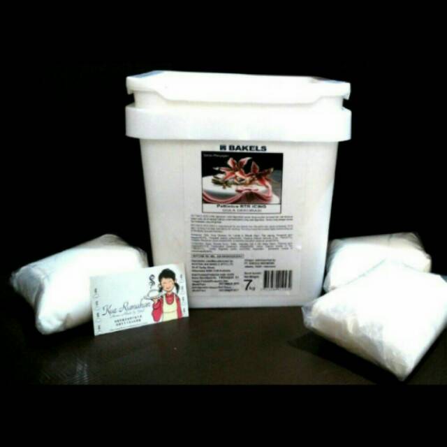 

p4yu FONDANT BAKELS GRAM WARNA PUTIH