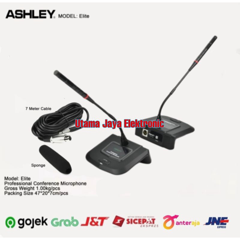 Microphone ASHLEY Elite Mikrofon Meja Original