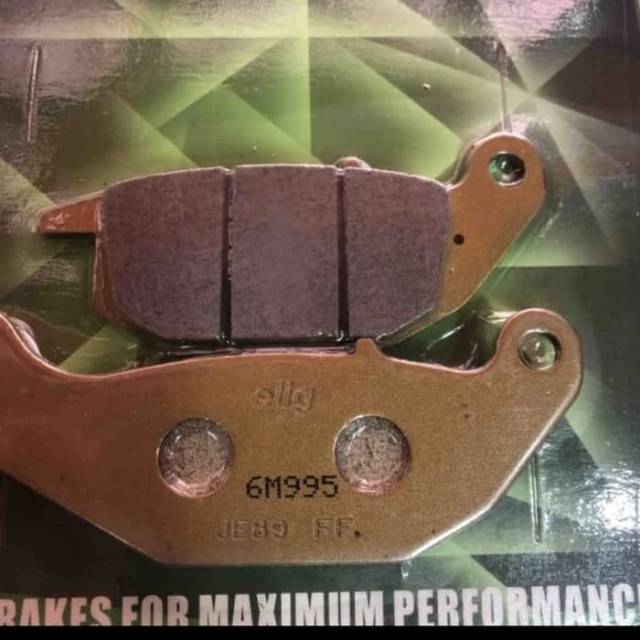 Diskpad kampas rem cakram belakang supra x 125. Satria fu. Tiger. Vixion. Jupiter mx elig