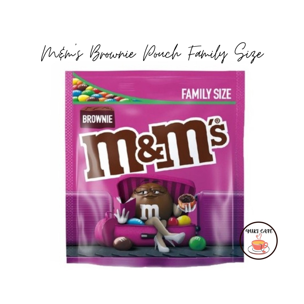 

COKELAT - M&M'S BROWNIE POUCH FAMILY SIZE