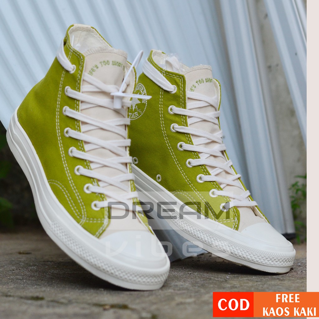 moss green converse