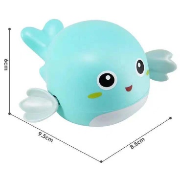 [1KG 27PCS] Babyland Mainan Mandi Anak Bentuk Dolphin Lucu Berenang Di Kolam Renang / Toy Turtle