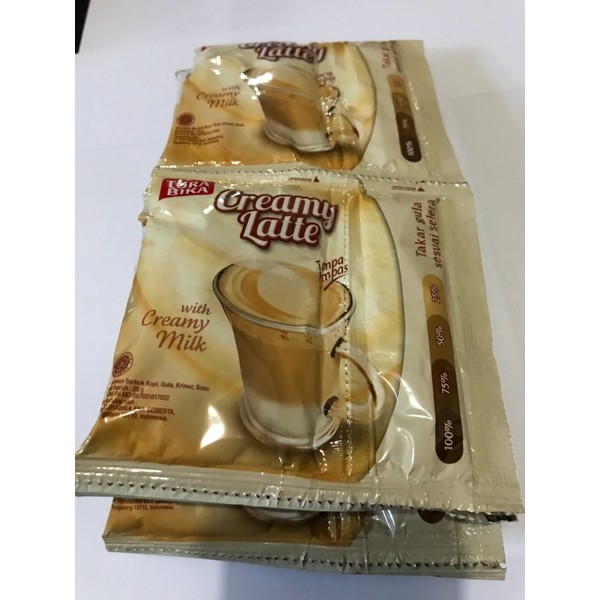 

PROMO TORABIKA CREAMY LATTE 1 RENCENG / 10 SASHET / SASHET / PCS / TORA BIKA TERMURAH