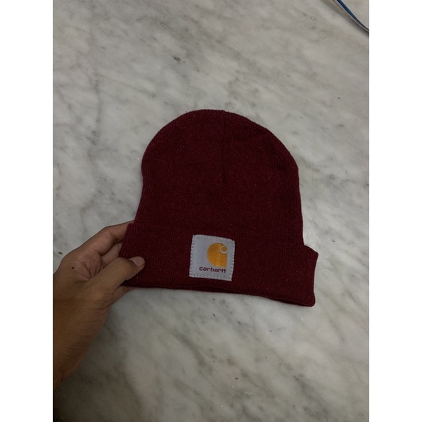 Beanie Carhartt maroon second