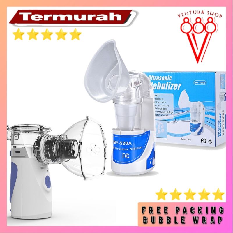 VGS Nebulizer Alat Terapi Pernapasan Asma / Terapi Uap Sesak Nafas / Paru-paru Basah / Bronkitis