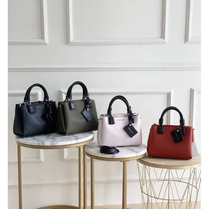 CK Top Handle Structured Bag