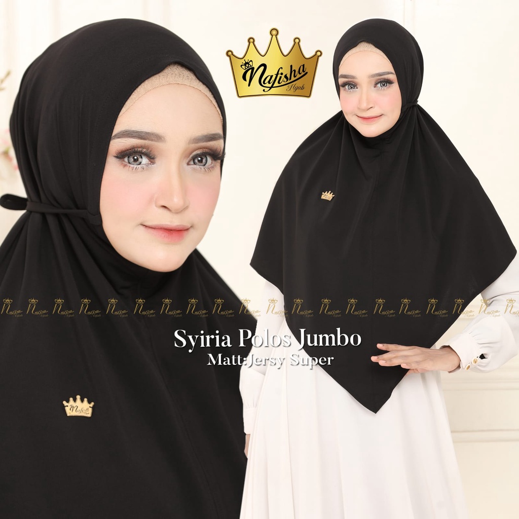 Jilbab Instan Bergo Syria Jumbo Kalula By Nafisha