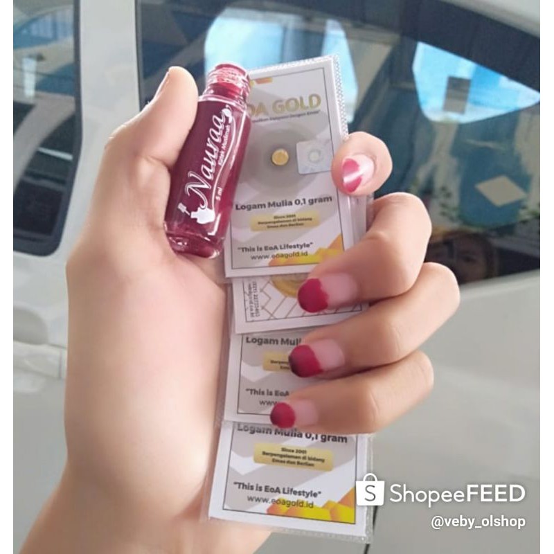 (PROMO TERMURAHHH)NAURA KUTEK MUSLIMAH NAIL HENNA HALAL