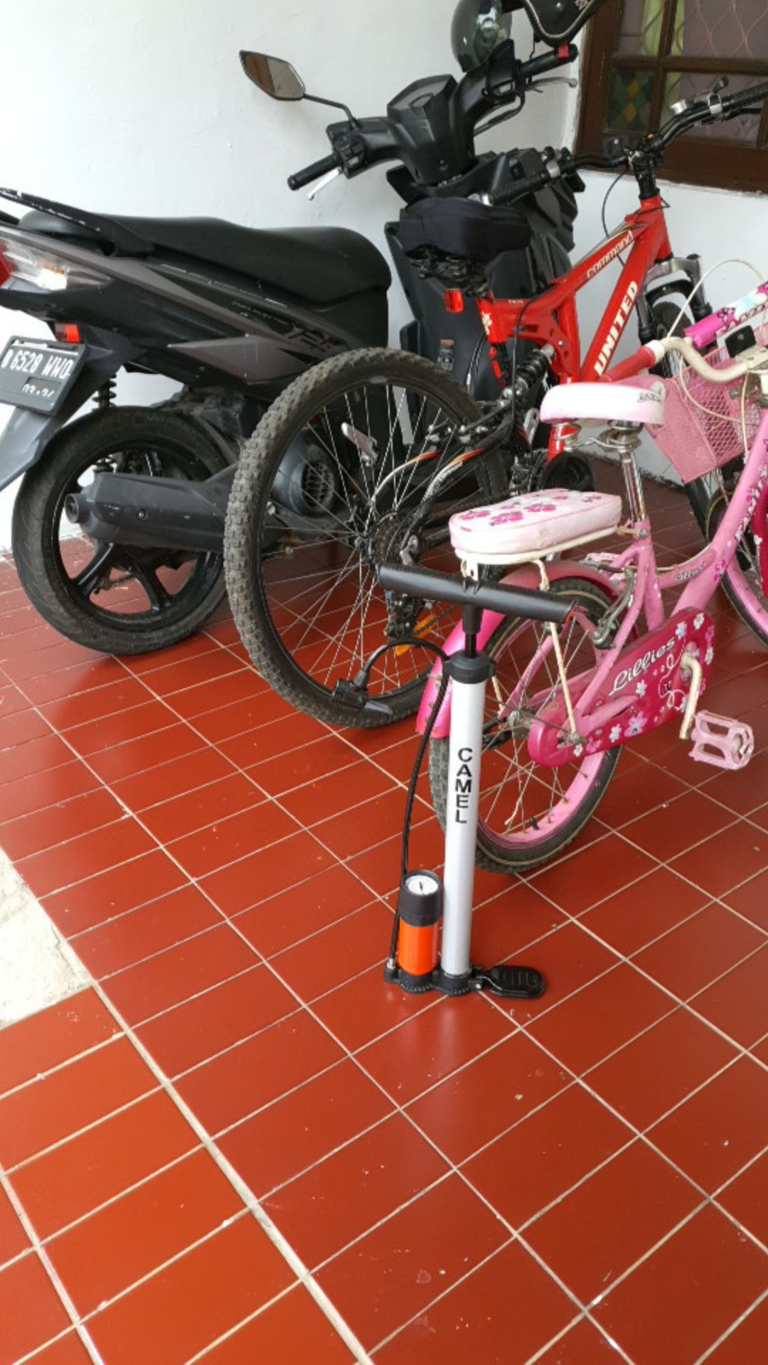 Camel Pompa Sepeda Ca-111 -  Tabung Meter Stainless Ca111