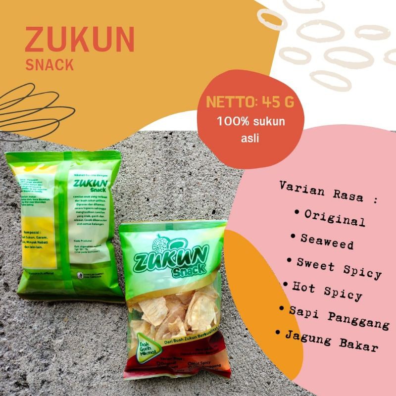 

ZUKUN – ZUKUN SNACK - ( 100% DARI BUAH ZUKUN ASLI) #dlaushop.id