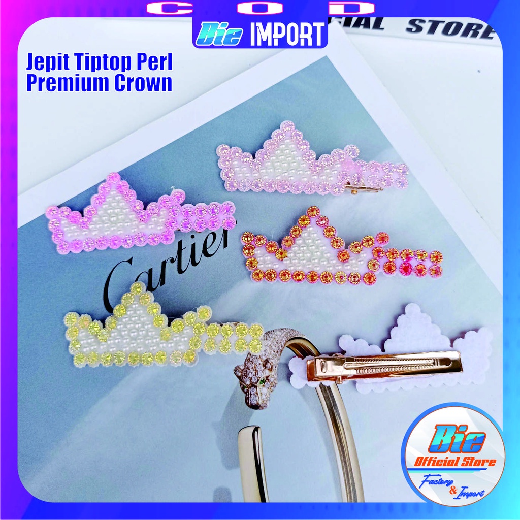 Jepit Korea Tiptop Mutiara Premium Impor Best Seller