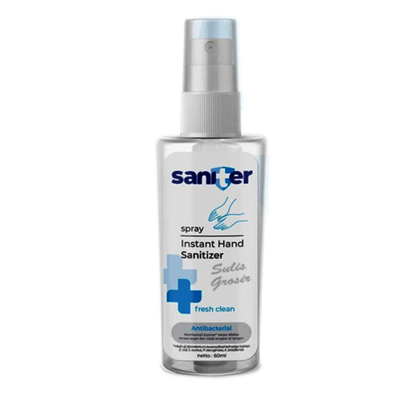 SANITER HAND SANITIZER SPRAY 60 ML