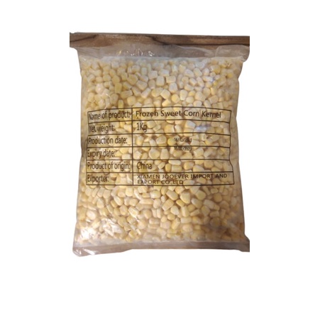 

Frozen Sweet Corn Kernel 1kg