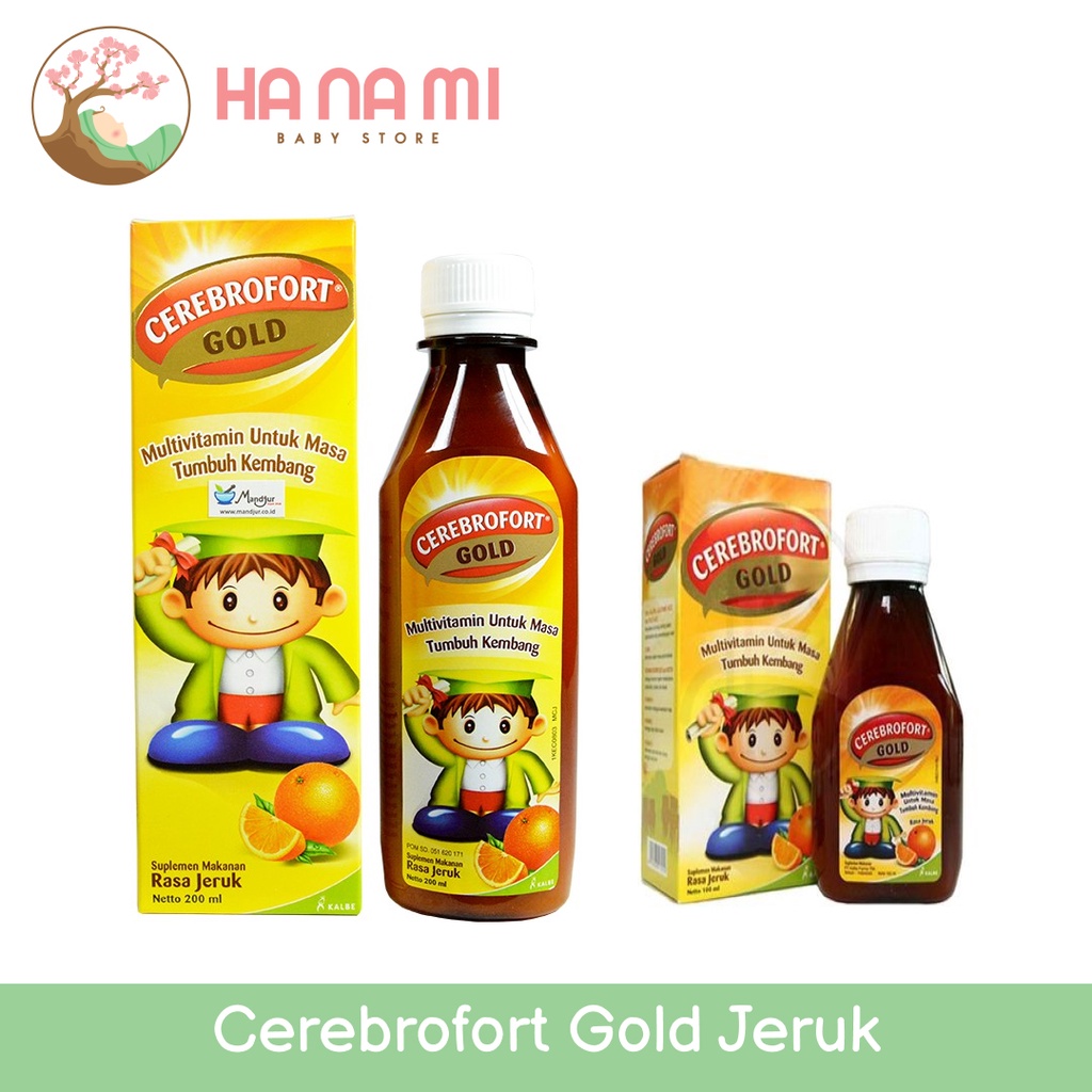 Cerebrofort Gold Jeruk Multivitamin Anak