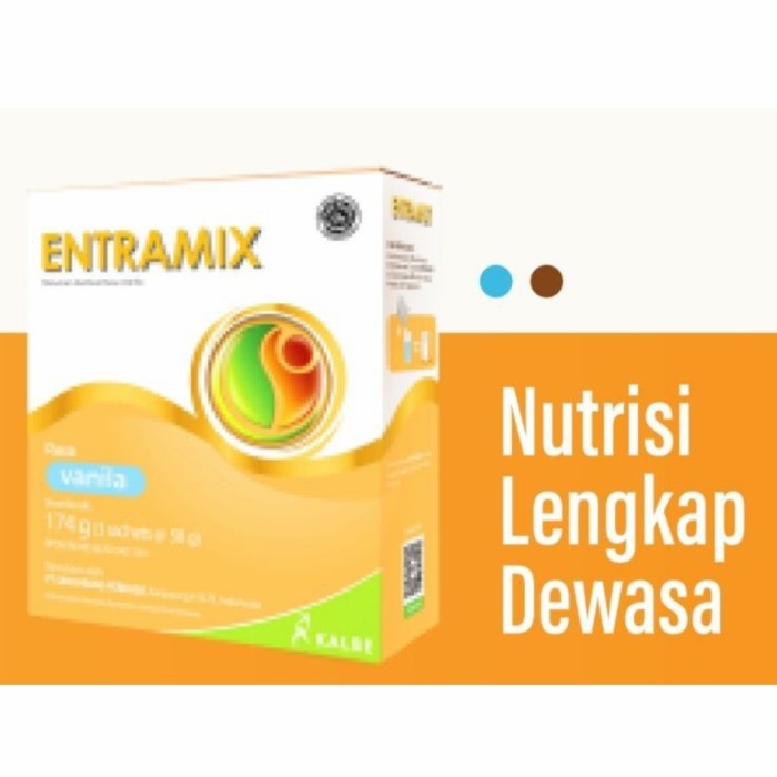 

Entramix Susu Lansia Malnutrisi 555 Gram 3 Sachet Isi 185 Gr 039