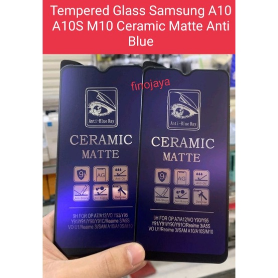 TG Tempered Glass Samsung A10 A10S M10 A72 A73 M52 5G Anti gores Ceramic Matte Anti Blue