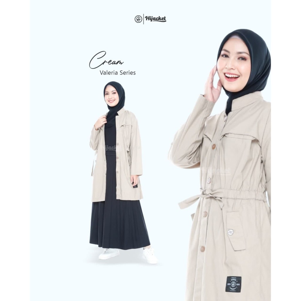JAKET WANITA MUSLIMAH HIJACKET VALERIA / JAKET HIJABER / HIJAKE VALERIA-7