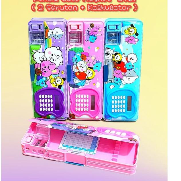 

Hot Sale KOTAK PENSIL MAGNET KALKULATOR BT21 BT-21 B T S ADA SERUTAN ~