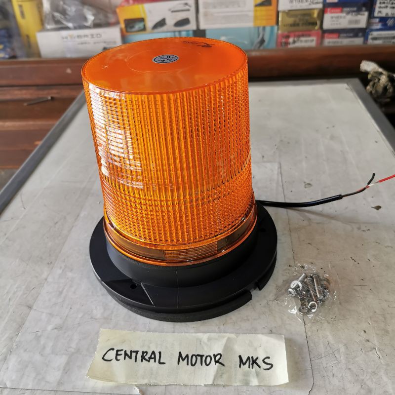 strobo led 88led 12-24volt amber super terang 3mode kedipan.