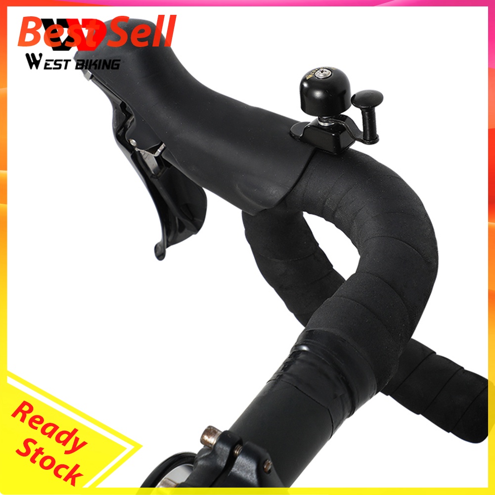 Road Bike Warning Alarm Bell Ring EVA MTB Bicycle Handlebar Tape Cover