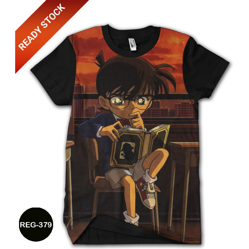 Baju Detective Conan 3D Kaos Anak Detective Conan Series DEWASA #REG-379