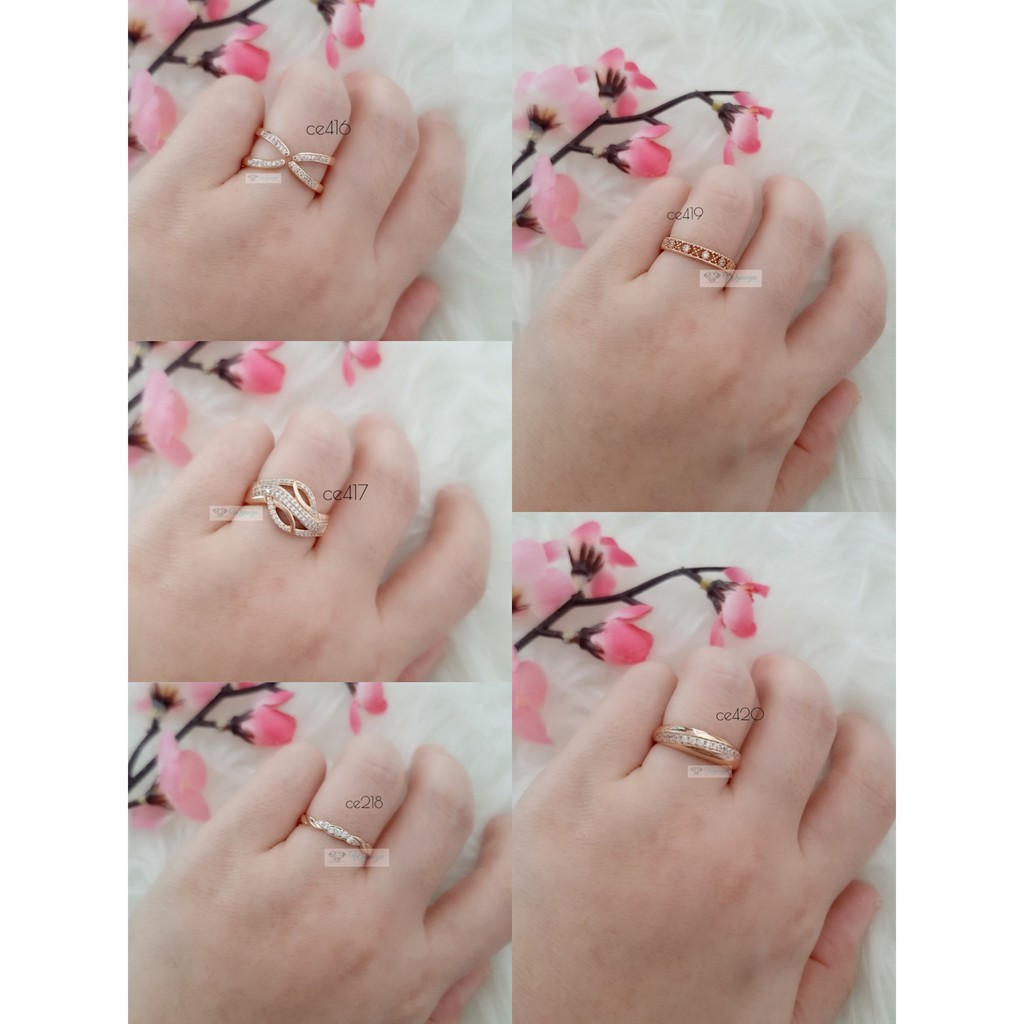Cincin Emas Xuping Mt Varian CE416 CE417 CE418 CE419 CE420