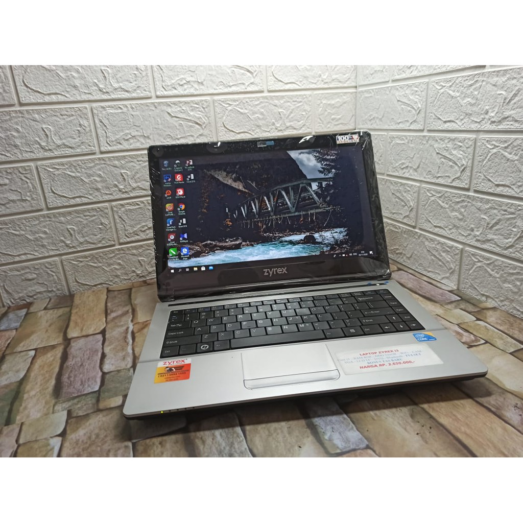 Laptop ZYREX core i3⁣⁣ Second Bekas Rasa Baru Murah