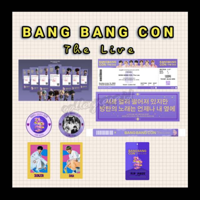 [READY UNOFC] BANGBANGCON THE LIVE TIKET KONSER ONLINE BTS
