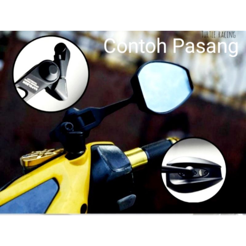 SPION RIZOMA FP1 MIRROR ALMUNIUM CENSI UNIVERSAL MOTOR