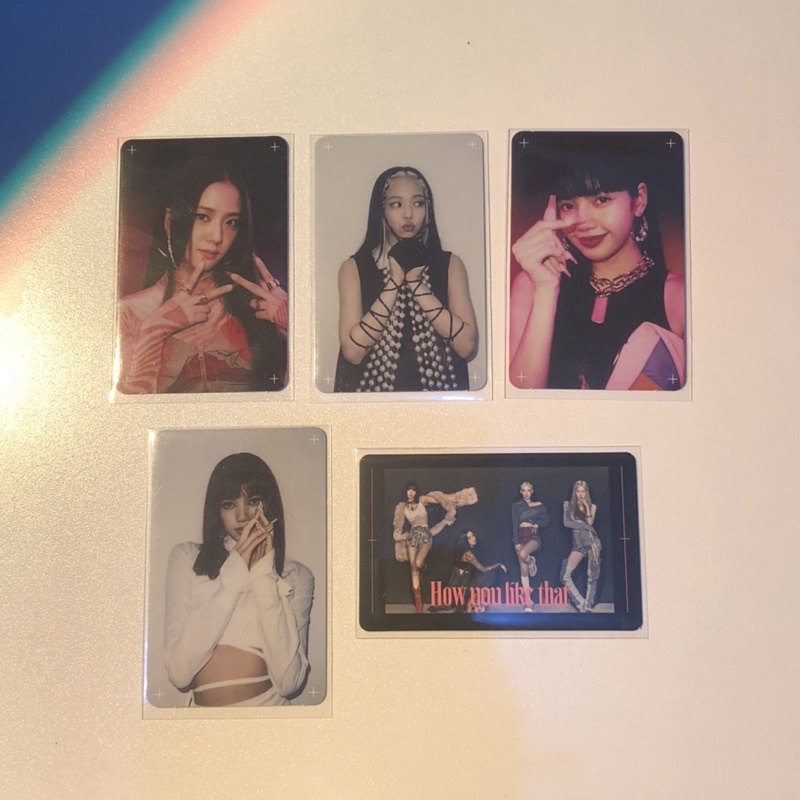 Jisoo Jennie Lisa How You Like That Photocard Vibe Group