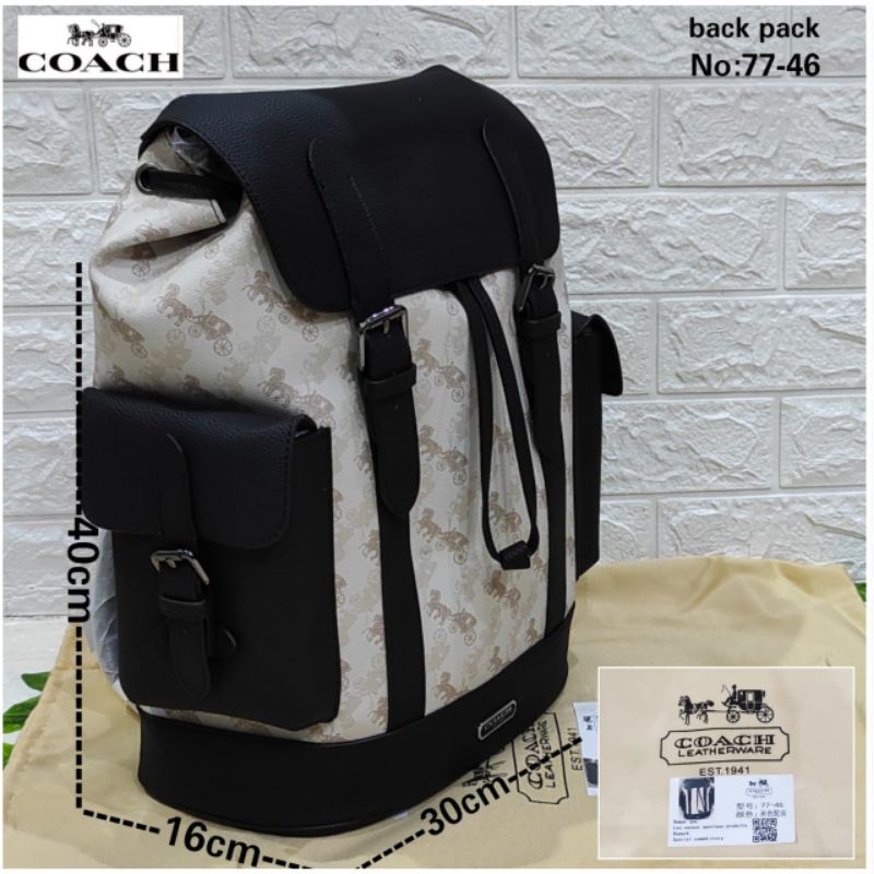 Tas punggung/ransel Coach import branded kualitas mirror