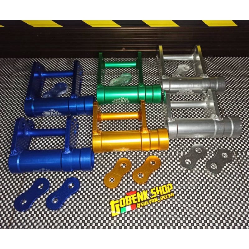 ENGINE MOUNTING LONG 3CM DAN 5CM ALMU SM THAILAND MIO FINO SOUL