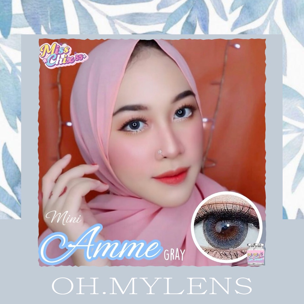 Softlens Minus Normal Beda Minus MINI AMME GREY | Soflens Mines Warna Natural | Soflen Mata Minus Ma