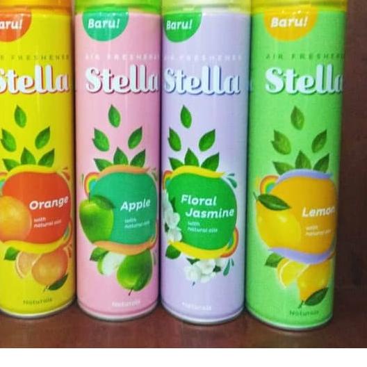 ← STELLA AIR FRESHENER 400ML / STELLA AEROSOL / STELLA PENGHARUM RUANGAN - FLORAL JASMINE ♣