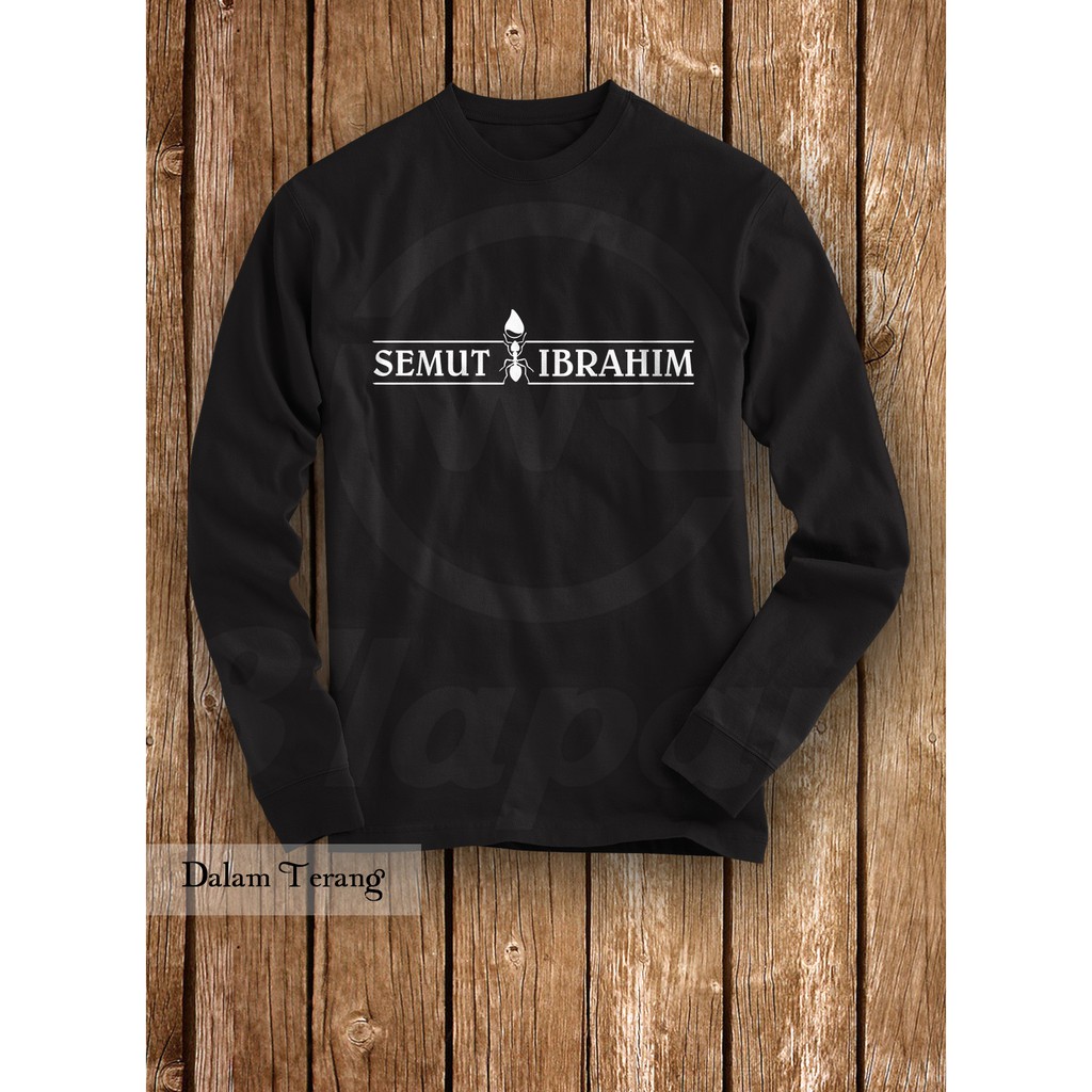 Kaos custom Lengan Panjang Glow In The Dark