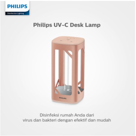 PROMO Philips UVC Desk Lamp (Rose Gold / Silver) / Lampu UVC PHILIPS / Lampu Meja UVC