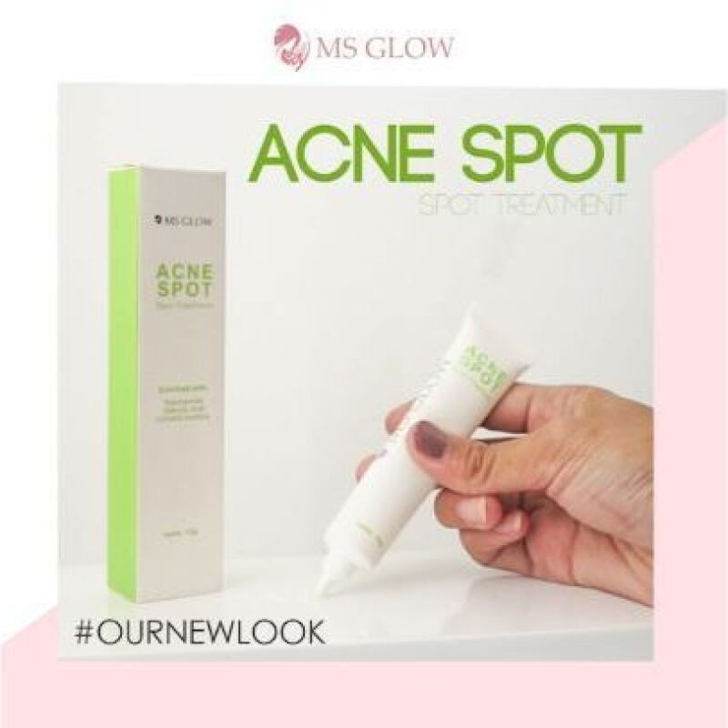 MS GLOW ACNE SPOT TREATMENT ORIGINAL / SALEP ACNE MS GLOW / ACNE SPOT MS GLOW /LATIFA HERBA