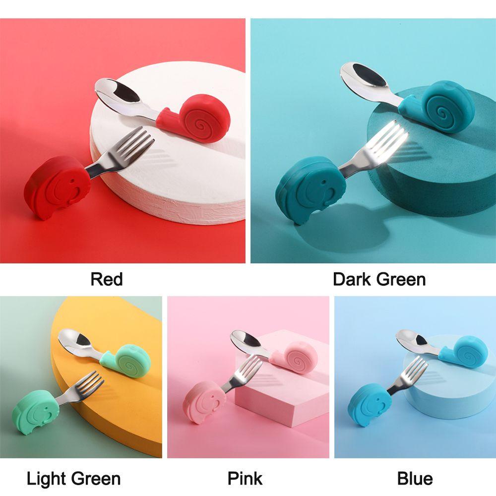 Preva Baby Gadgets Baby Food Feeding Spoon Fork Set Alat Makan Anak Peralatan Makan