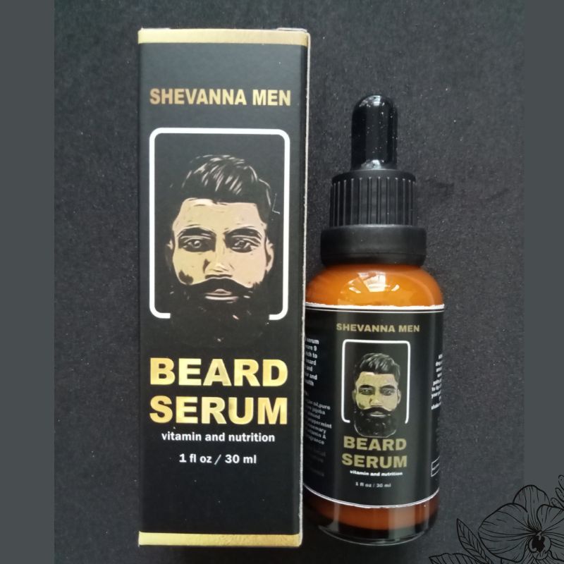 SHEVANNA MEN BEARD SERUM OBAT PENUMBUH BULU RAMBUT BREWOK JAMBANG JENGGOT KUMIS ORIGINAL