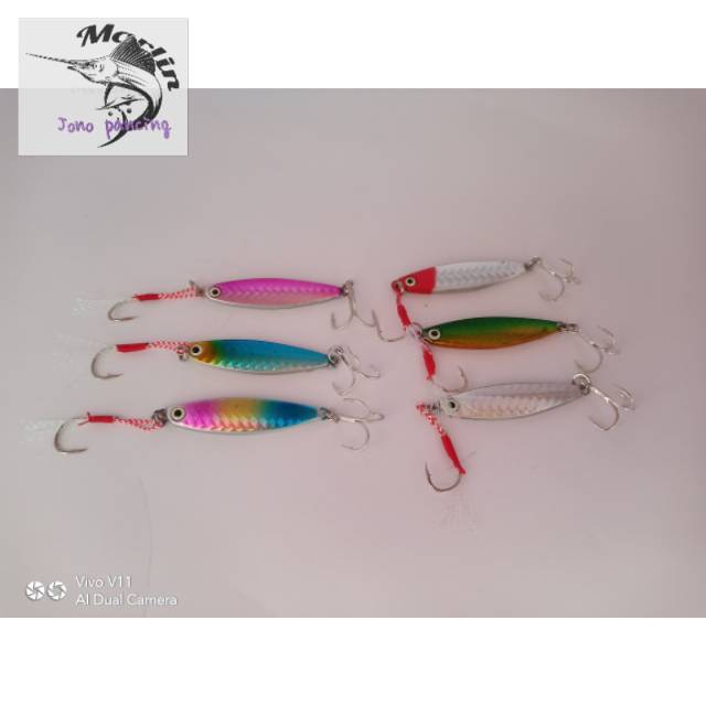 UMPAN PANCING METAL JIG 15GRAM umpan jig 15 gram umpan jig laut